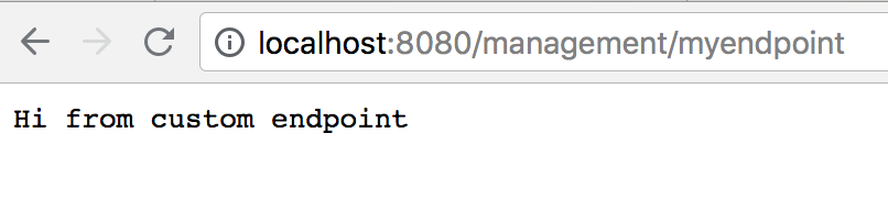 spring boot actuator custom endpoint
