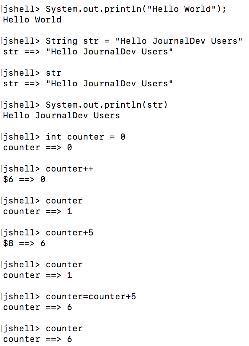 java repl example