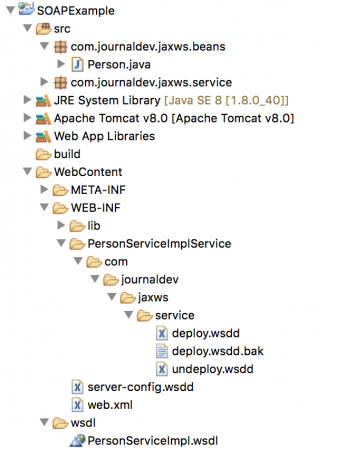 soap web 服务示例项目 eclipse，java 中的 soap webservices