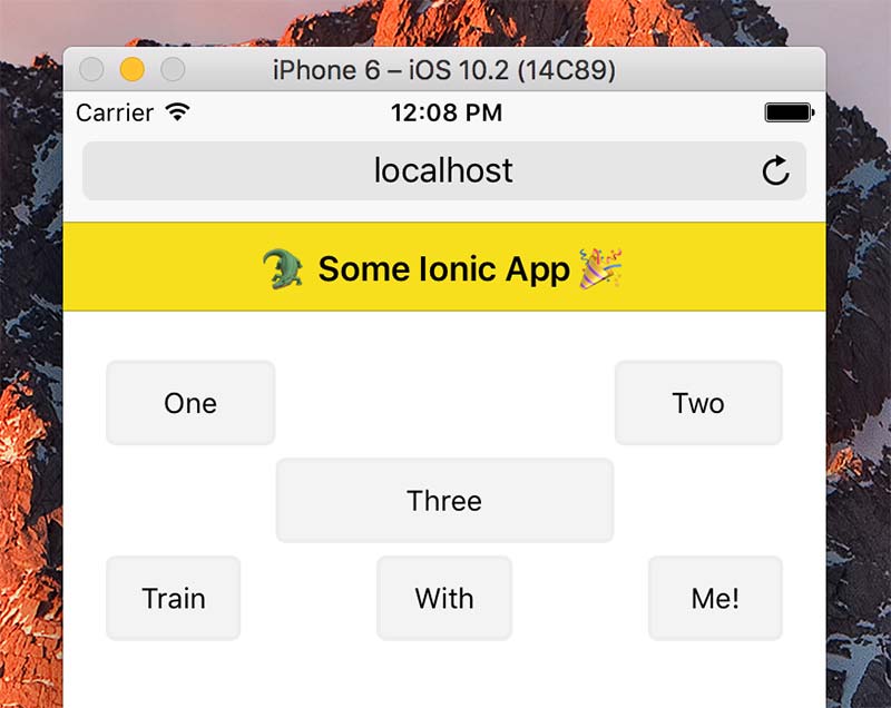 Ionic 2 列偏移