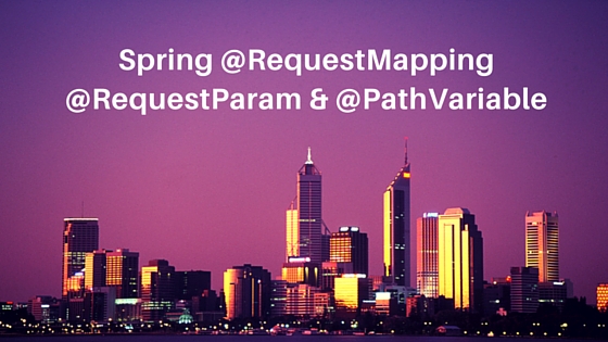 Spring @RequestMapping @RequestParam and @PathVariable example