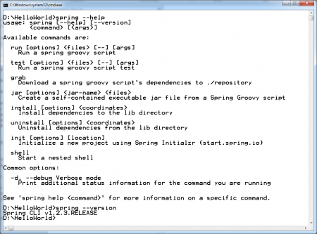 springboot-cli-版本