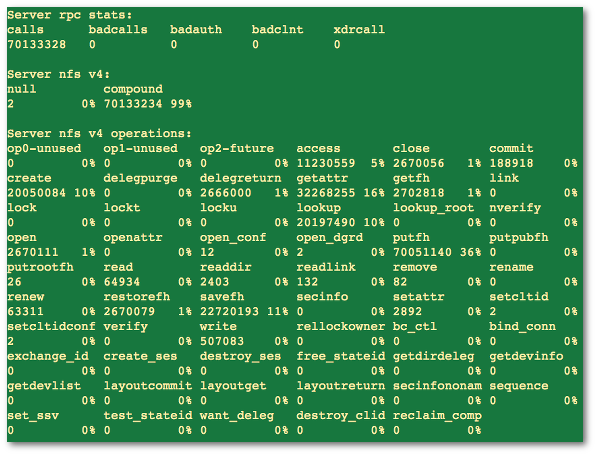 图 01：nfsstat 运行情况