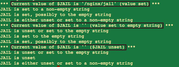 图 01：Bash Shell 确定变量是否为空