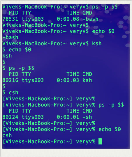 图 01：Linux 检查我正在使用哪个 shell