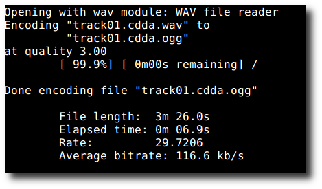 图 02：Linux 创建 .ogg 音频文件