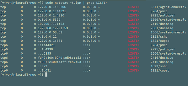 如何使用 netstat 命令检查 Linux 中的开放端口