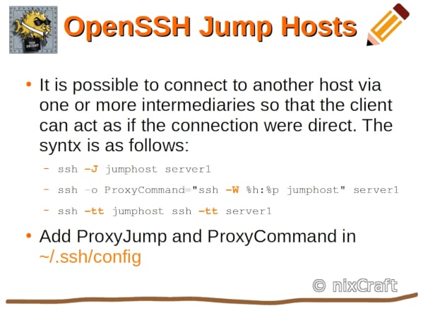 SSH ProxyCommand 和 ProxyJump 示例