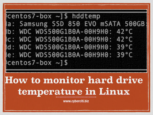 Linux 使用 hddtemp 监控硬盘温度