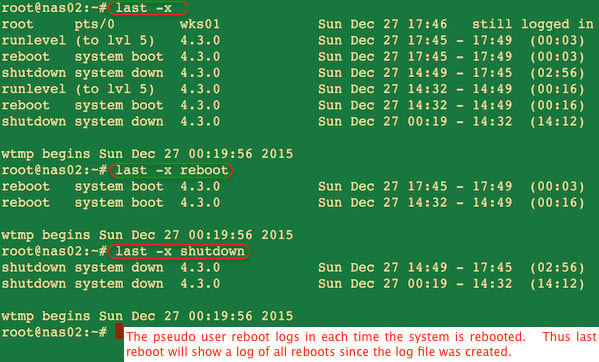 图 01：如何查看上次 Linux 系统重启日期/时间