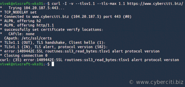 配置 Nginx 仅使用 TLS 1.2 和 1.3