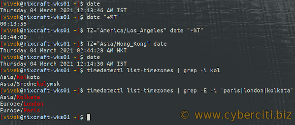 Linux 上的 TZ 和 timedatectl 时区