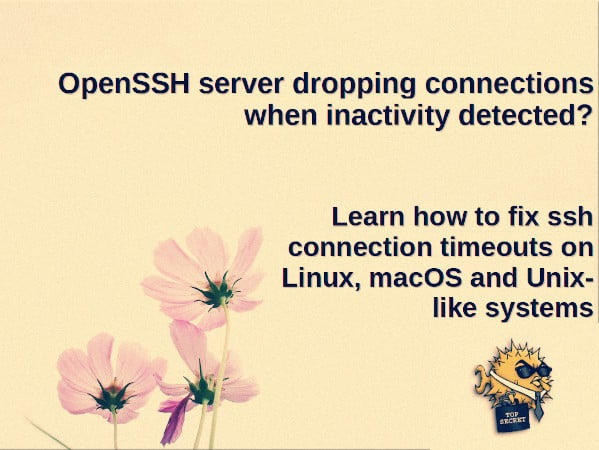 OpenSSH 服务器连接在几分钟不活动后断开