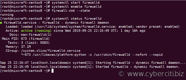 在 CentOS 8 上安装和管理 FirewallD