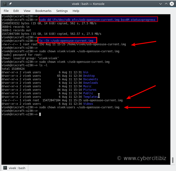 Linux 复制并克隆 USB 驱动器（包括分区）