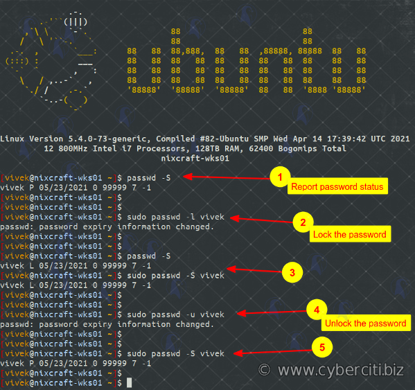 如何在 Linux 上解锁帐户